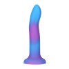 Фаллоимитатор Addiction Rave Glow In The Dark Dildo Blue Purple 8" светящийся в темноте (20.32 см)