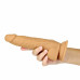 ADDICTION | Фаллоимитатор ADDICTION Dual Density Silicone Dildo Caramel 8", с вибрацией на присоске. Цена 2 829 грн. Фото: 4