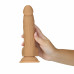 ADDICTION | Фаллоимитатор ADDICTION Dual Density Silicone Dildo Caramel 8", с вибрацией на присоске. Цена 2 829 грн. Фото: 3
