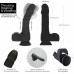 ADDICTION | Фаллоимитатор Naked Addiction Silicone Rotating & Thrusting Vibrating Dildo with Remote Black 8.6" (21.8 см). Цена 4 019 грн. Фото: 7