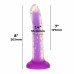 ADDICTION | Светящийся в темноте фаллоимитатор ADDICTION Rave 8″ Glow in the Dark Dildo Purple Confetti , 20,3 см. Ціна 2599 грн. Фото: 3