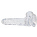 ADDICTION | Прозрачный фаллоимитатор на присоске ADDICTION — Clear Dildo with Balls 8″, вибропуля в подарок. Цена: 1 179 грн. Фото: 3