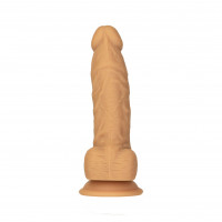 ADDICTION | Фаллоимитатор Dual Density Silicone Dildo Caramel 8". Цена 2 829 грн