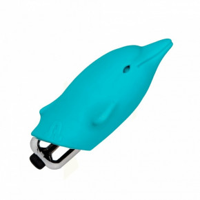 Adrien Lastic | Мини-вибратор в виде дельфинчика, голубой, Adrien Lastic Pocket Vibe Flippy Blue, 7,5 х 2,5 см. Цена: 499 грн