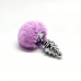 Alive | Металева Анальна Пробка Кролячий Хвостик Alive Fluffly Twist Plug L Purple. Ціна 798 грн. Фото: 2