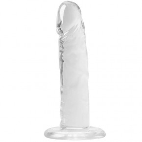 Alive | Прозрачный фаллоимитатор и насадка для страпона Alive Jelly Dildo Speedy, ТПЕ, длина 17,8 см. Цена: 549 грн
