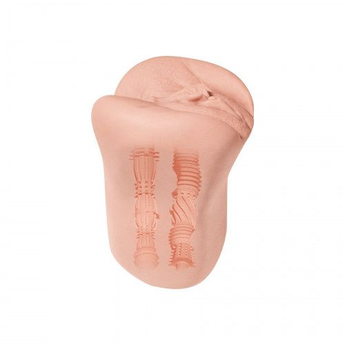 Alive | Мастурбатор реалистичный с двумя отверстиями Alive Lola вагина и анус, бежевый, L. Ціна 1699 грн. Фото: 4