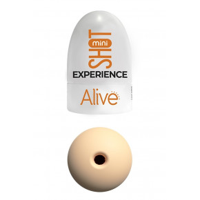 Alive | Карманный мастурбатор Alive Mini Shot Experience бежевый. Цена: 330 грн