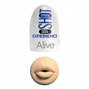 Alive | Карманный мастурбатор Alive Mini Shot Oral Experience в виде рта. Цена: 330 грн