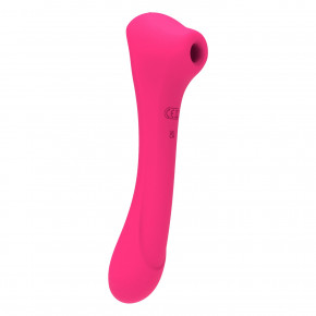 Alive | Вибратор и вакуумный клиторальный стимулятор Alive New Midnight Quiver MagentaPink. Цена: 2 989 грн