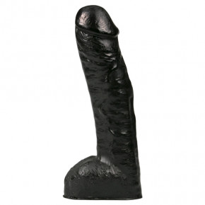 All Black | Большой фаллоимитатор All Black AB34 реалистичный черный, 29 см. Цена: 1 750 грн