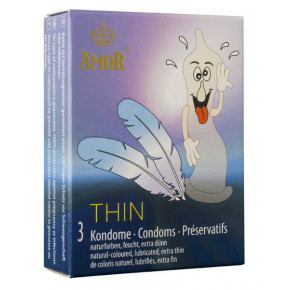 Amor | Презервативи - Amor Thin, 3 шт.. Ціна: 73 грн