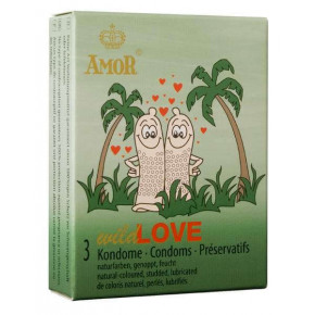 Amor | Презервативы-Amor Wild Love, 3 шт.. Цена: 95 грн