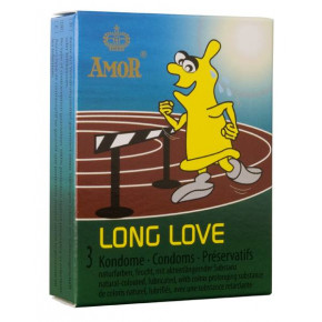Amor | Презервативи - Amor Long Love, 3 шт.. Ціна: 79 грн