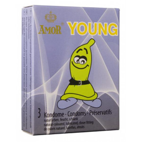 Amor | Презервативи - Amor Young, 3 шт.. Ціна: 73 грн