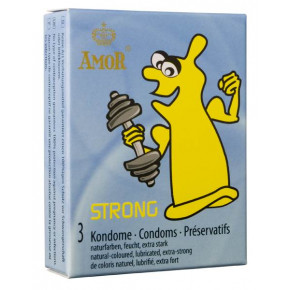 Amor | Презервативы - Amor Strong, 3 шт.. Цена: 78 грн
