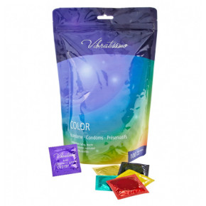 Amor | Презервативи - Vibratissimo Color, 100 шт.. Ціна: 1076 грн