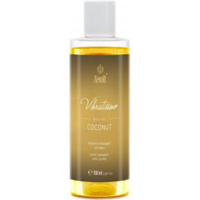 Amor | Масажне масло - Vibratissimo Coconut з ароматом кокоса, 100 мл. Цена: 335 грн