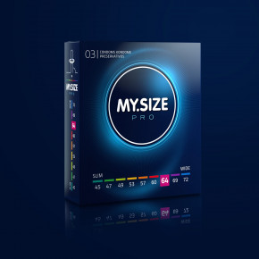 Amor | Презервативи - My.Size Pro 64, 3 шт.. Ціна: 223 грн