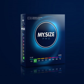 Amor | Презервативи - My.Size Pro 47, 3 шт.. Ціна: 223 грн