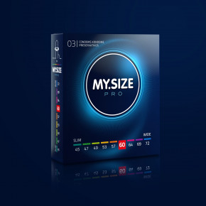 Amor | Презервативи - My.Size Pro 60, 3 шт.. Цена: 223 грн