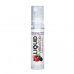 Amoreane | Лубрикант З Ефектом Вібрації Amoreane Med Liquid Vibrator Berries (10 Мл. Ціна: 349 грн
