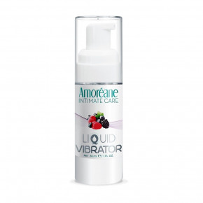 Amoreane | Лубрикант З Ефектом Вібрації Amoreane Med Liquid Vibrator Berries (30 Мл. Ціна: 839 грн