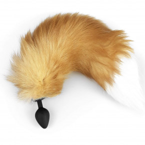 Art of Sex | Анальна пробка з хвостиком Foxy Fox size M, силікон. Ціна: 1699 грн