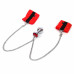 Art of Sex | Наручники с металлической анальной пробкой Art of Sex Handcuffs with Metal Anal Plug  size M Red. Цена 1 289 грн. Фото: 2