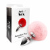 Art of Sex | Металева Анальна пробка Art Of Sex Metal Butt Plug Rabbit Tail size M, рожевий. Ціна 589 грн. Фото: 2