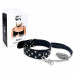 Art of Sex | Ошейник с поводком из натуральной кожи с заклепками Art of Sex - Jenna Collar with Leash, черный. Цена 739 грн. Фото: 2