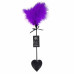 Art of Sex | Щекоталка со шлепалкой Пика Art of Sex - Puff Peak, цвет Фиолетовый. Цена 249 грн. Фото: 1