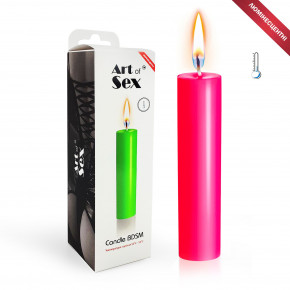 Art of Sex | Рожева Свічка Воскова Art Of Sex Size M 15 См Низькотемпературна, Люмінесцентний. Ціна: 609 грн