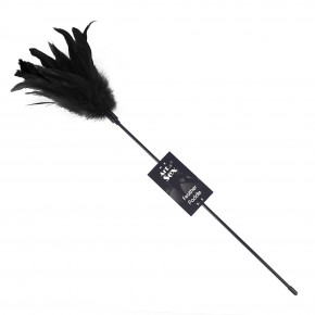 Art of Sex | Щекоталка черная Art of Sex - Feather Paddle, перо молодого петуха. Цена: 159 грн