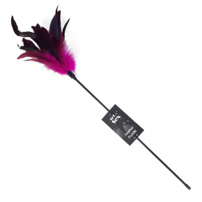 Art of Sex | Щекоталка темно-розовый Art of Sex - Feather Paddle, перо молодого петуха. Цена: 159 грн