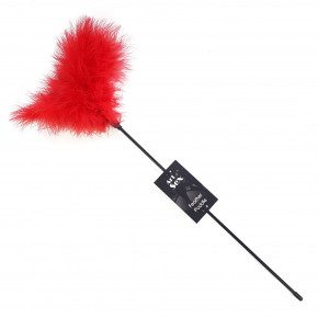 Art of Sex | Щекоталка красная Art of Sex - Feather Paddle, перо молодого индюка. Цена: 159 грн
