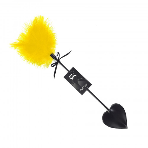 Art of Sex | Щекоталка со шлепалкой Пика Art of Sex - Puff Peak, цвет Желтый. Цена 249 грн Art of Sex | Щекоталка со шлепалкой Пика Art of Sex - Puff Peak, цвет Желтый. Цена 249 грн