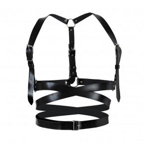 Art of Sex | Кожаная портупея Art of Sex - Melani Leather harness, Черная L-2XL. Цена: 959 грн