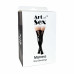 Art of Sex | Лакированные чулки со шнуровкой Art of Sex - Mistress, черные, размер M. Цена 889 грн. Фото: 2