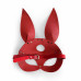 Art of Sex | Кожаная маска Зайки Art of Sex - Bunny mask, цвет Красный. Цена 645 грн. Фото: 3
