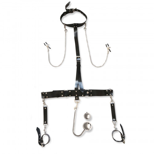 Art of Sex | Бондажный набор с металлическим анальным крюком №4 Art of Sex Bridget Bondage set with anal hook №4. Цена 2 498 грн Art of Sex | Бондажный набор с металлическим анальным крюком №4 Art of Sex Bridget Bondage set with anal hook №4. Цена 2 498 грн