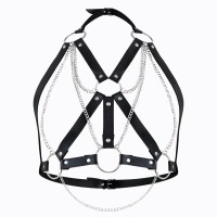 Женская портупея Art of Sex - Aiden Leather harness, Черная XS-M Женская портупея Art of Sex - Aiden Leather harness, Черная XS-M