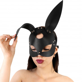Art of Sex | Кожаная маска Зайки Art of Sex - Bunny mask, цвет Черный. Ціна: 645 грн