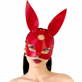 Art of Sex | Кожаная маска Зайки Art of Sex - Bunny mask, цвет Красный. Ціна: 645 грн