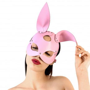 Art of Sex | Кожаная маска Зайки Art of Sex - Bunny mask, цвет Розовый. Ціна: 645 грн