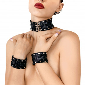 Art of Sex | Кожаный чокер с манжетами Art of Sex - Leather Chezarro. Цена: 1 659 грн