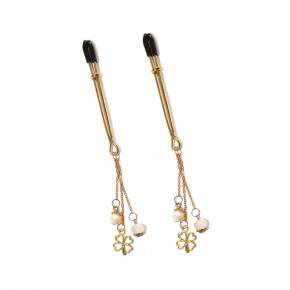Art of Sex | Зажим для сосков Atr of Sex - Nipple Clamps Golden Clover. Цена: 339 грн