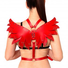 Art of Sex | Женская портупея Art of Sex - Wings красная XS-M, экокожа. Цена: 1 580 грн
