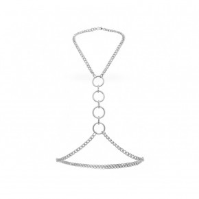 Art of Sex | Металлическая портупея Art of Sex - Mango, цвет серебро, XS-2XL. Цена: 883 грн