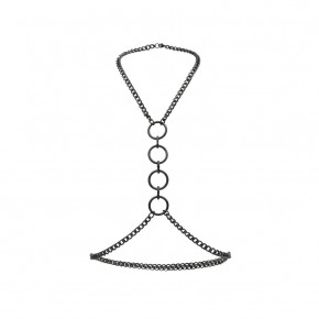 Art of Sex | Металлическая портупея Art of Sex - Mango, цвет черный, XS-2XL. Цена: 883 грн